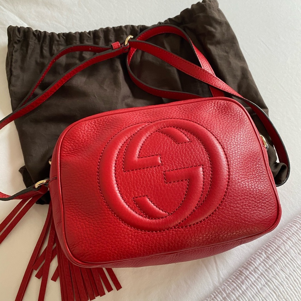 Gucci - Soho leather small disco bag